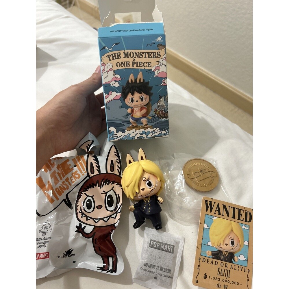 POP MART Labubu The Monsters x One Piece Figure Toy Doll - SANJI